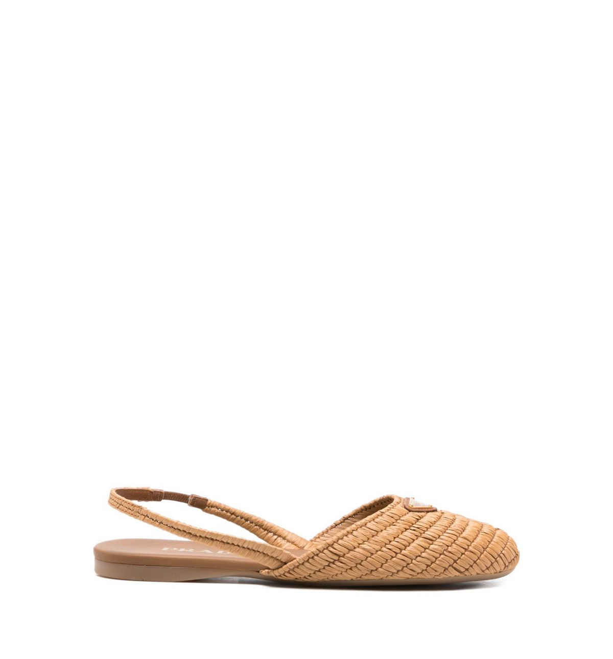 Crochet slingback ballerinas