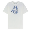 T-Shirt with Toile de Jouy Floral Garden Print