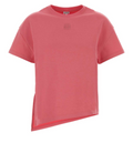 Asymmetric T-shirt in Cotton Blend