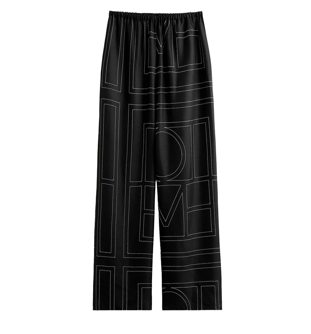 Monogram Silk Pajama Trousers
