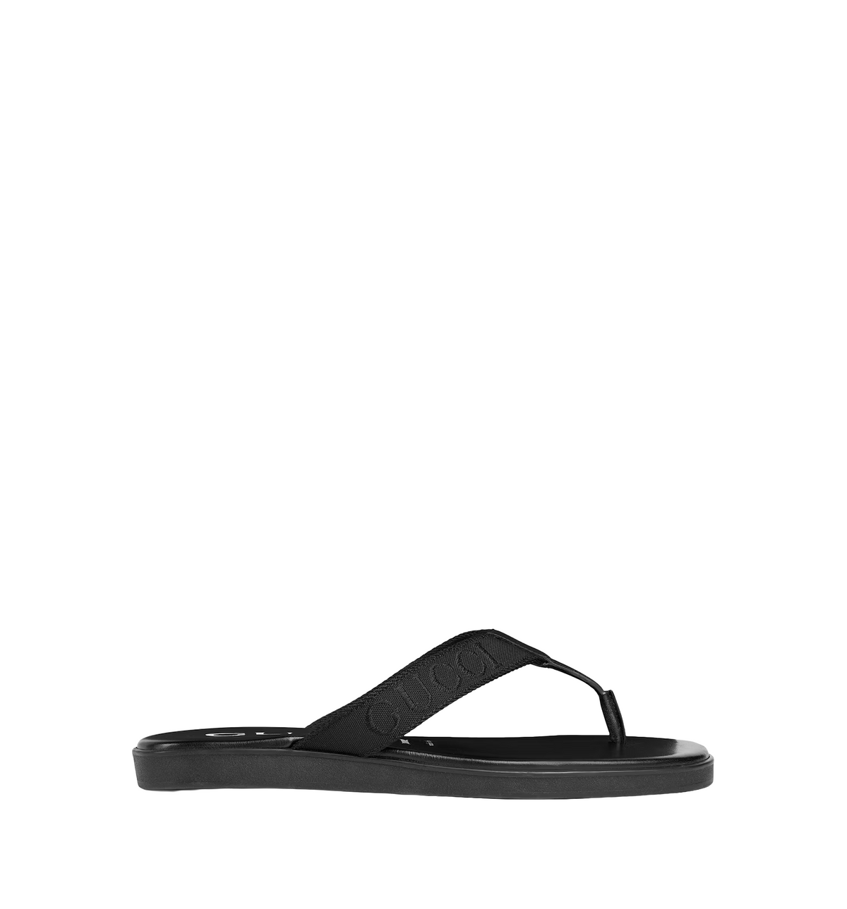 Men's thong with tonal logo