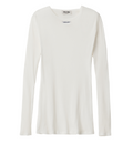 Ribbed knit jersey dress