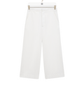 Cropped trousers in denim