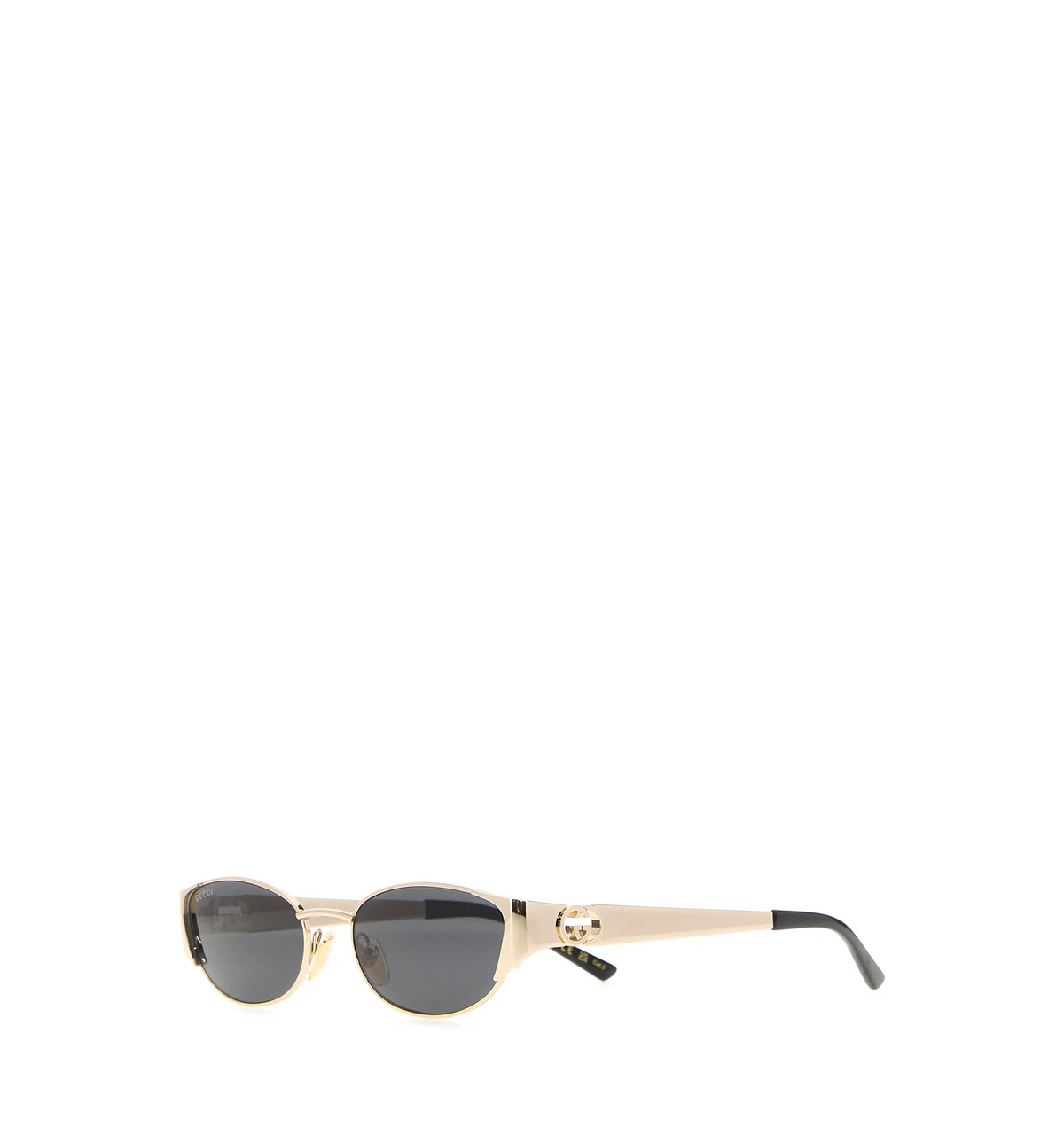 Gold metal sunglasses