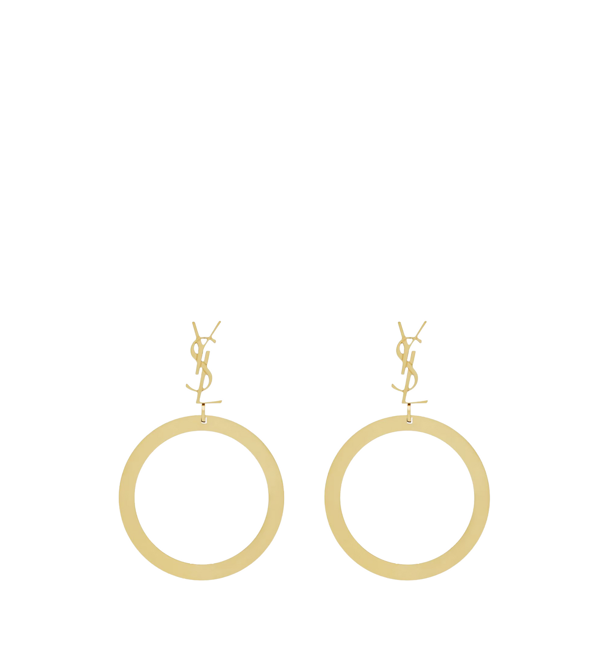 Cassandre Pendant Hoop Earrings