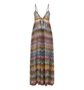 Lamé viscose dress