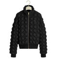 Zipped Macrocannage Jacket
