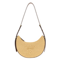 Arqué Small Crochet and Leather Bag
