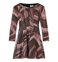 Iride Print Lurex Jersey Dress
