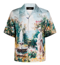 Buttoned floral print shirt
