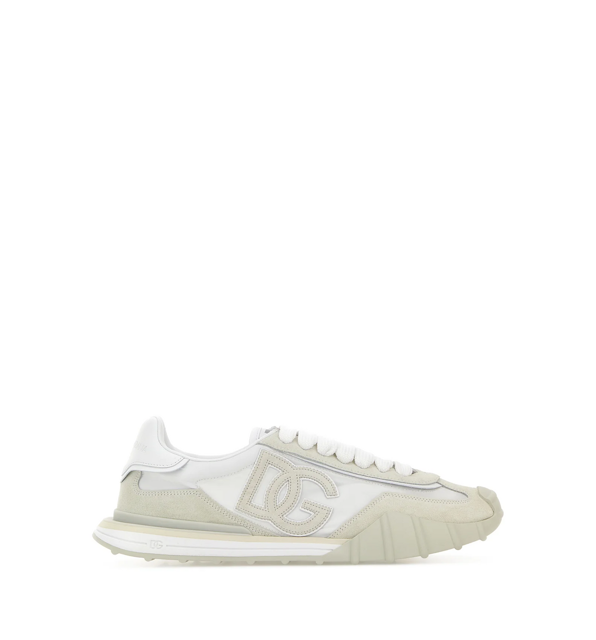 Two-tone canvas and suede DG Athletic sneakers