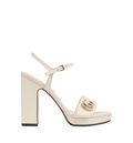 Women's platform sandal with Double G