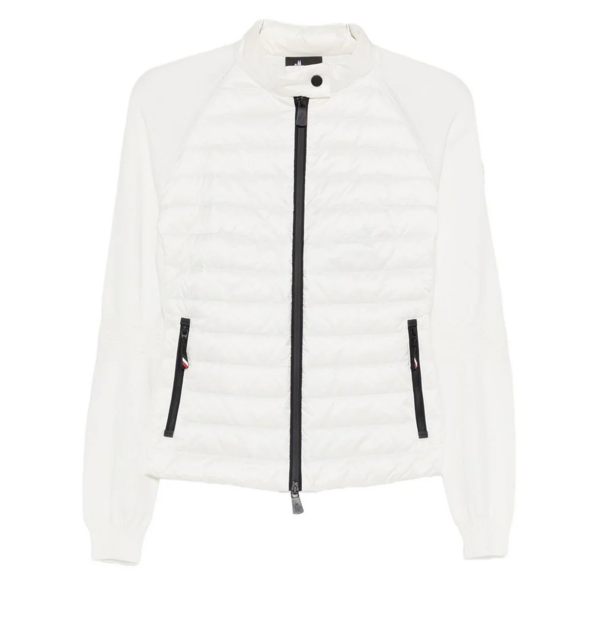 Padded Zip-Up Cardigan