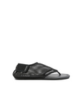 Fishnet Thong Sandals