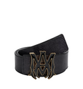 Amiri Lizard-Effect MA Buckle Belt