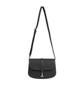 Grain leather small crossbody bag