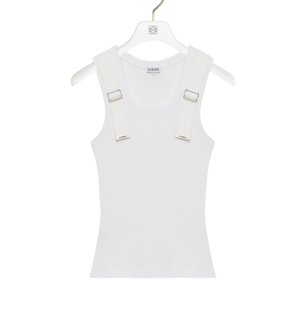 Tank top in stretch cotton