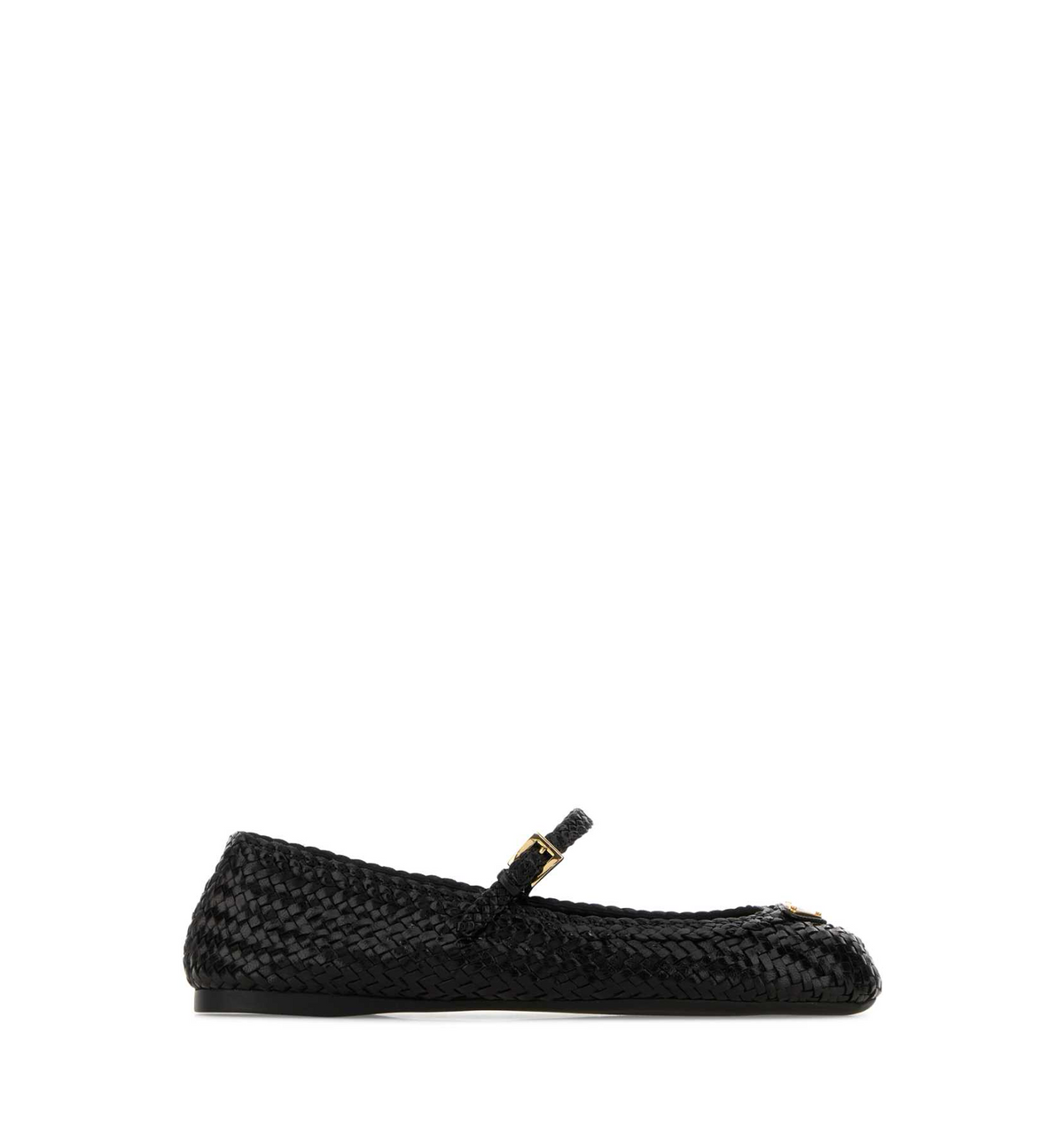 Woven Leather Ballerinas