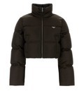 Cropped Re-Nylon down jacket