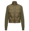 Wool & Cashmere Padded Zip-Up Cardigan