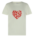 Cherry-Print Heart-Motif T-Shirt