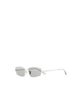 Silver metal sunglasses