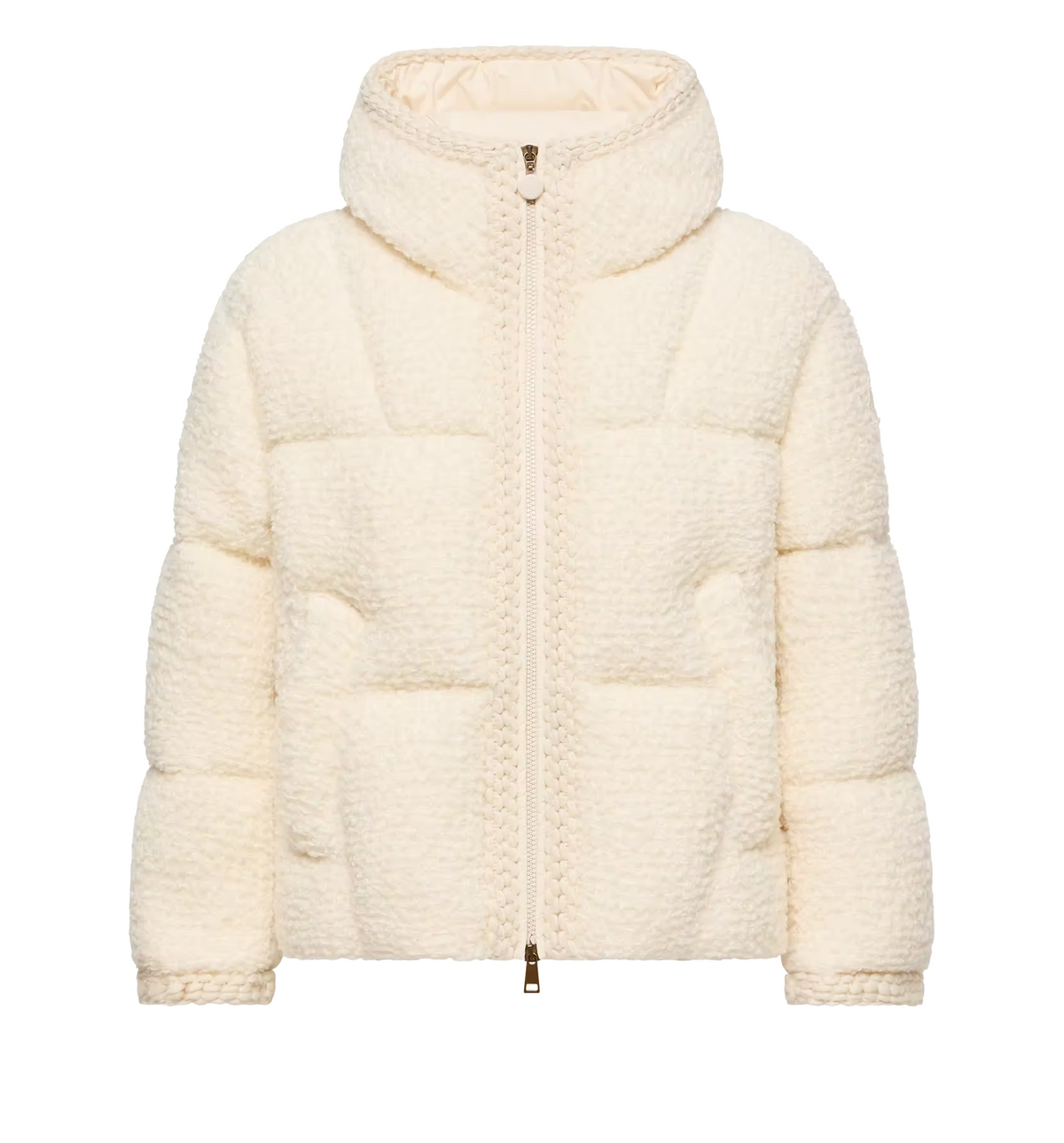 Cristallin Hooded  Short Down Jacket