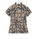 Top in cotton terry blend