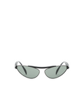 Oval sunglasses in acetate