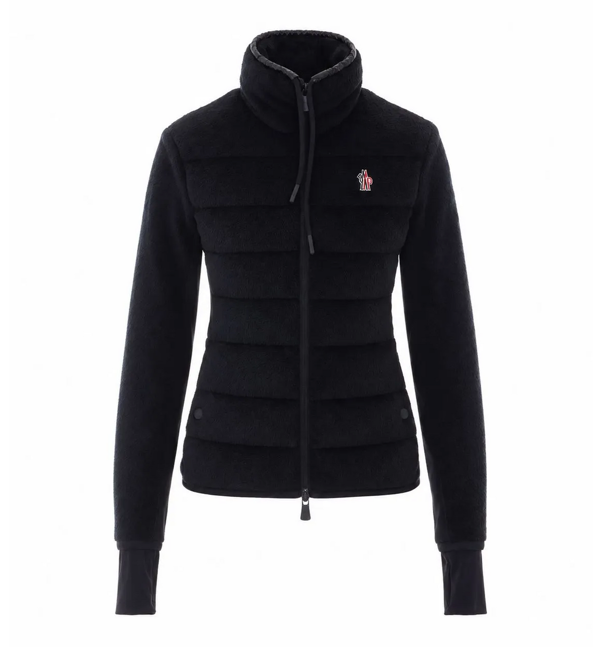 Padded Zip-Up Cardigan