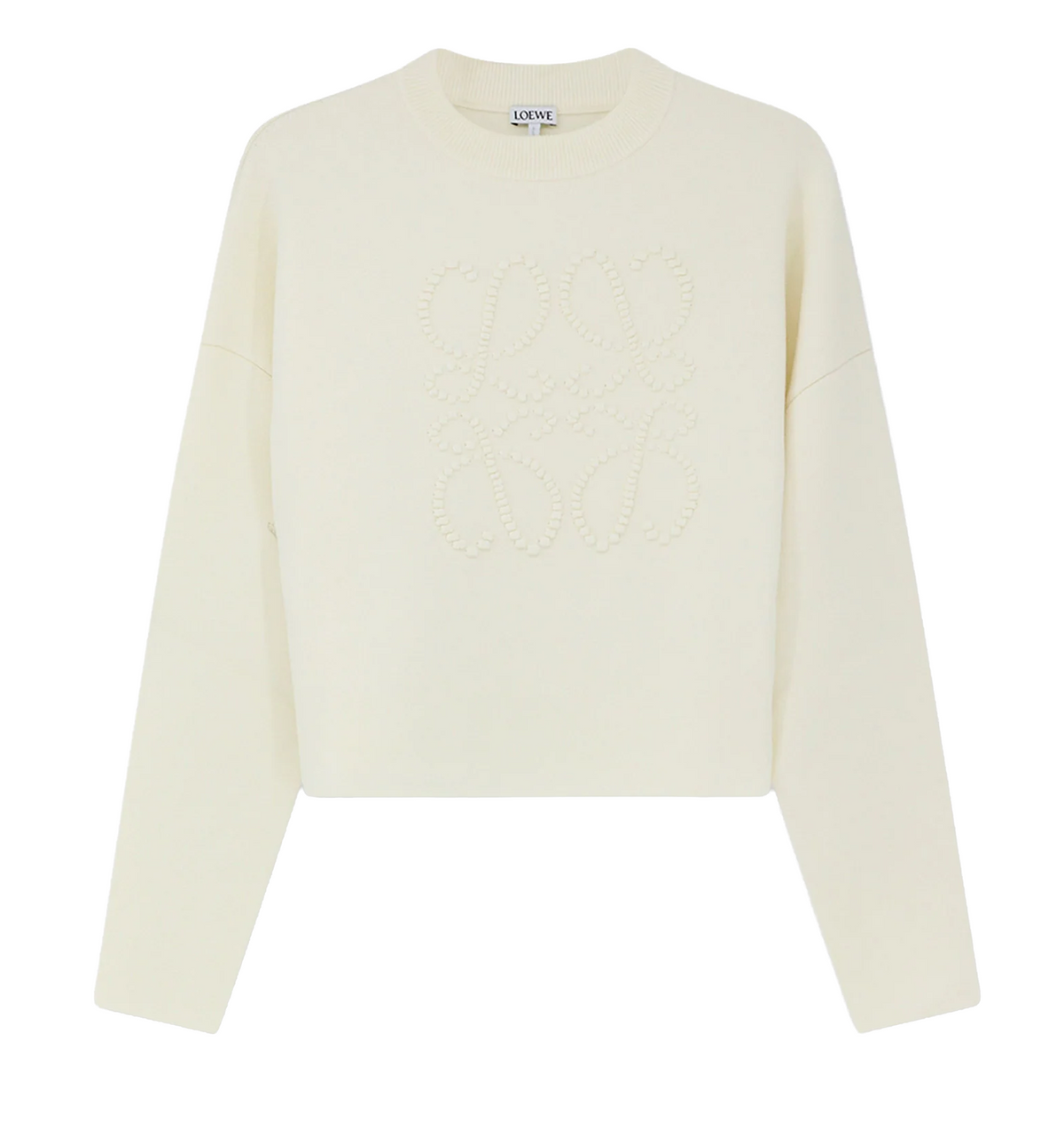 Wool blend crewneck sweater