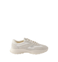 Mesh fabric and suede sneakers