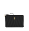 Cassandre Matelassé Document Holder in Leather