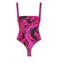 Orchidee Print Swimsuit
