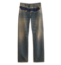 Distressed jeans