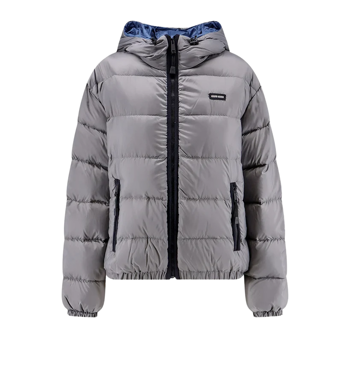 Recycled material down jacket