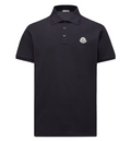 Logo patch polo shirt