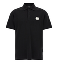 Logo patch polo shirt