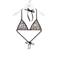 Bikini top in technical jersey