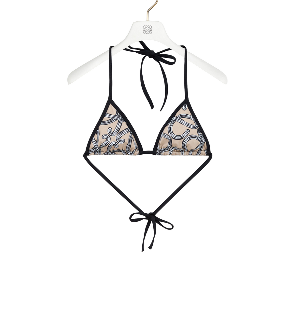 Bikini top in technical jersey