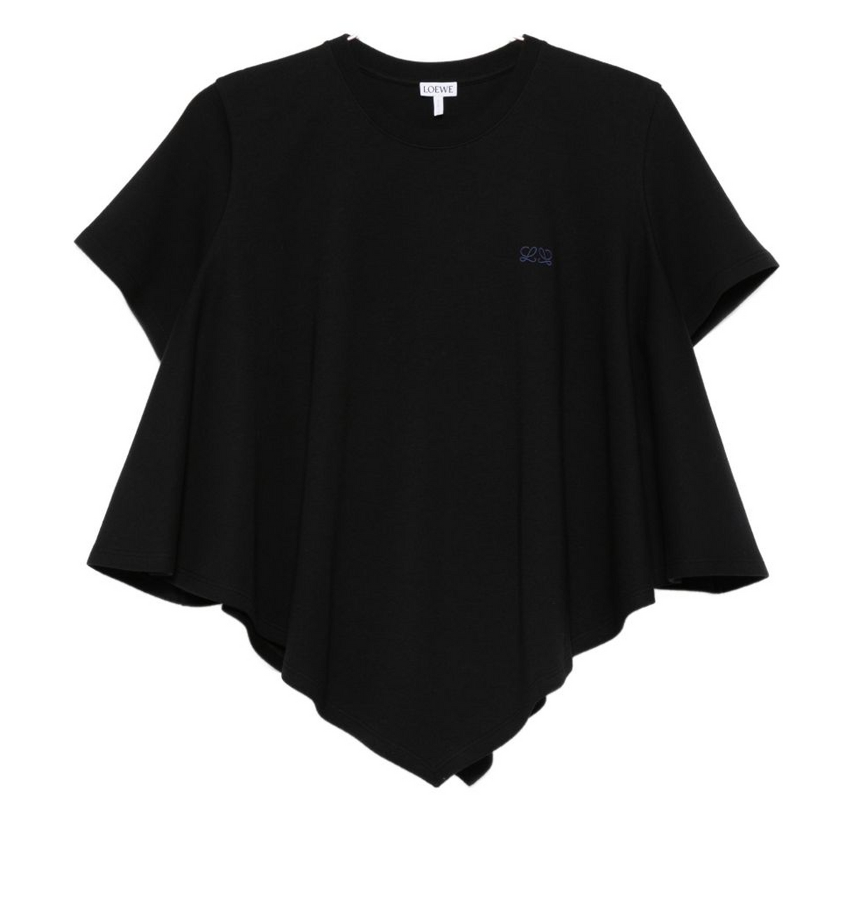 Cape t-shirt in cotton blend