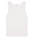 Triomphe Tank Top In Ribbed Cotton
