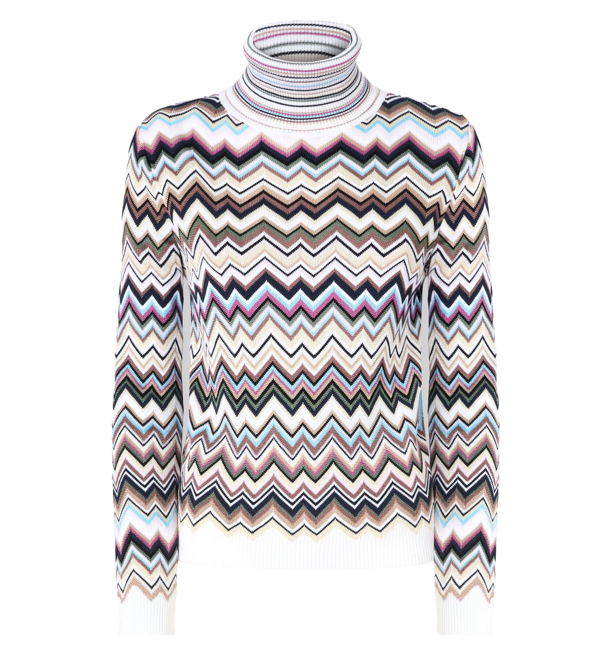 Zig zag  turtleneck sweater