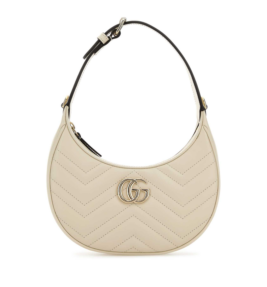 Leather small GG Marmont shoulder bag