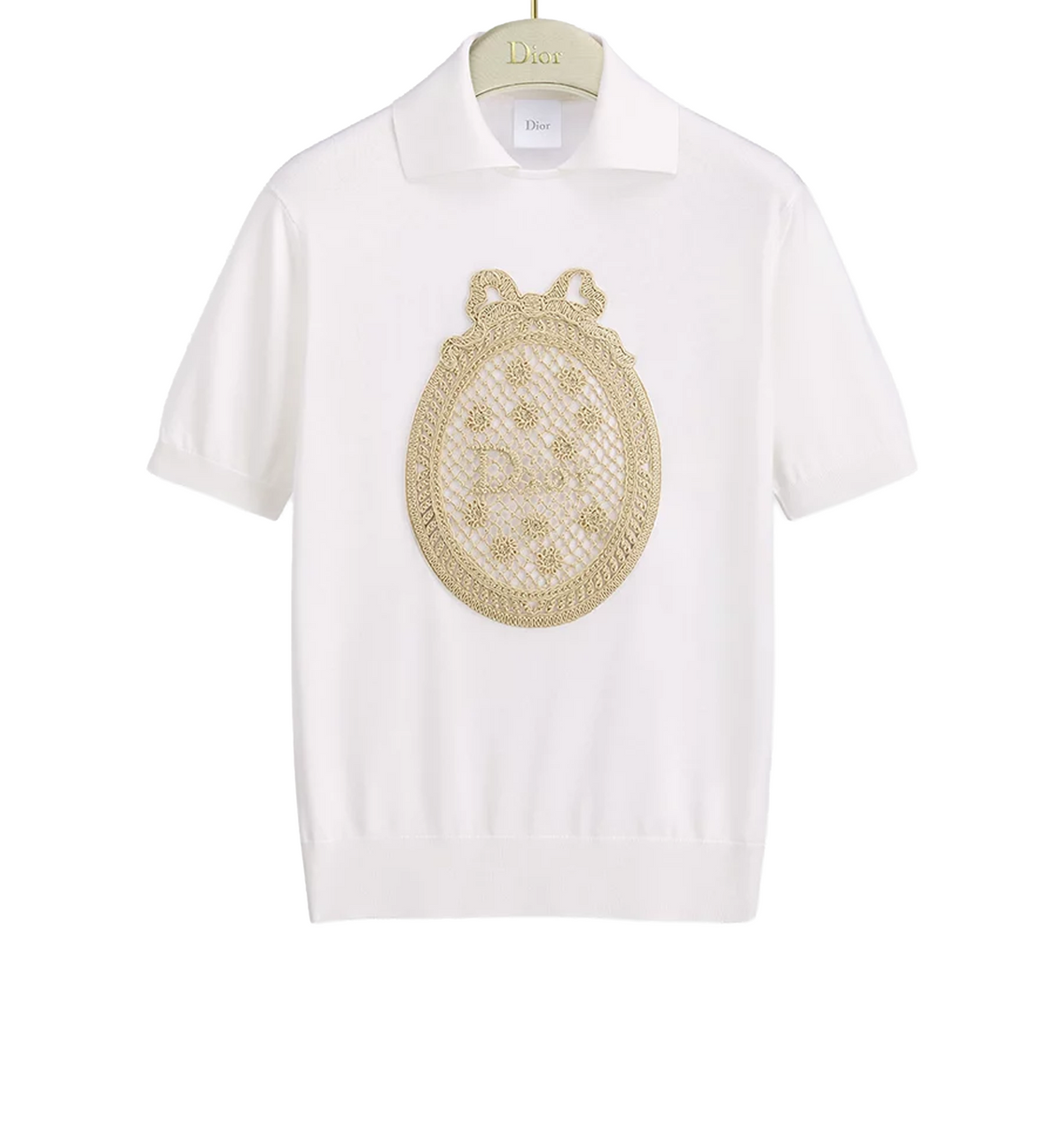 Dioriviera Dior Médaillon Short-Sleeved Sweater