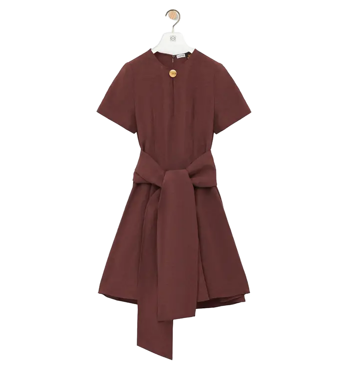 Pebble Dress in Viscose And Linen