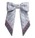 Large Dior Infini Tartan Dior Twist Bow