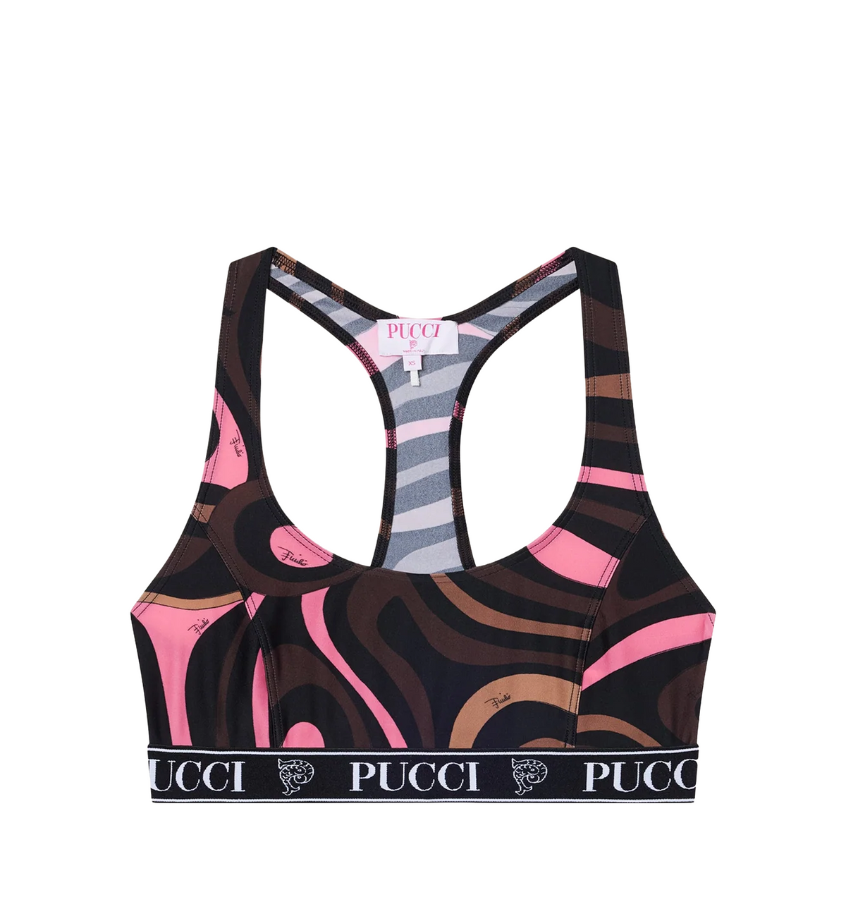 Marmo Print Sports Top