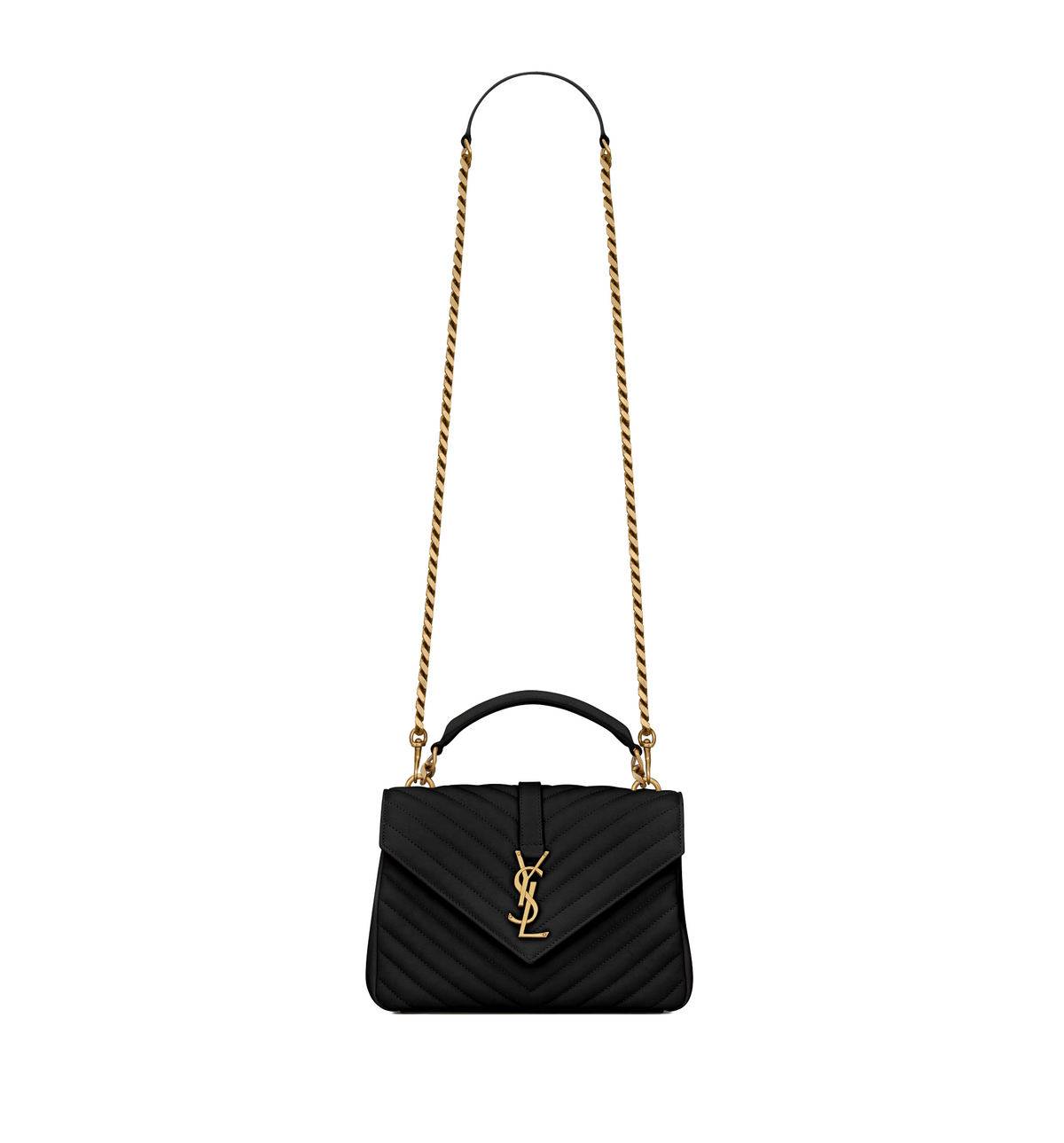 Collège Medium Chain Bag in Quilted Leather