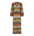 Greek motif cover-up dress